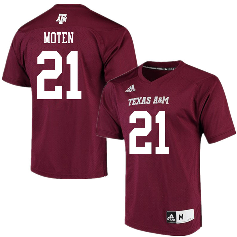 Men #21 Joshuah Moten Texas A&M Aggies College Football Jerseys Sale-Alternate - Click Image to Close